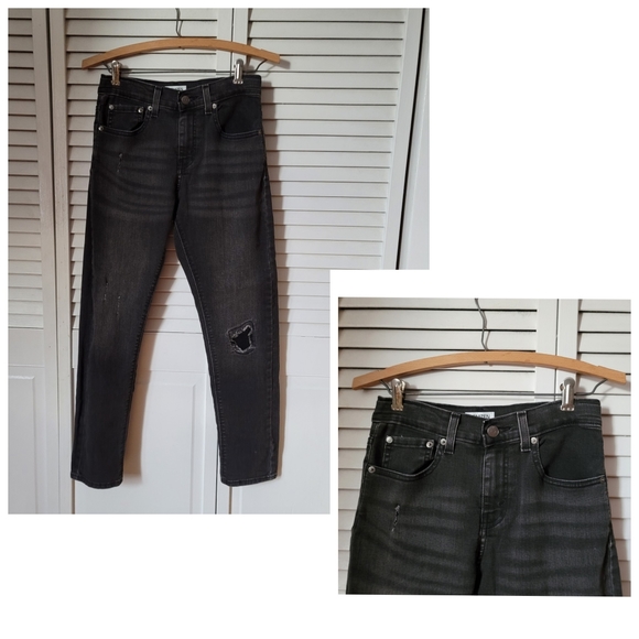 LEVI'S Denizen Boys Ripped Denim Jeans, Size 14 - Picture 2 of 14